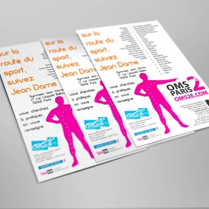 Fête des clubs : les flyers et affiches « Sur la route des sports »