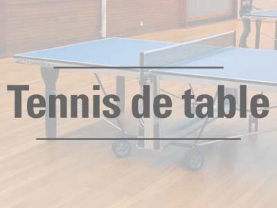 Tennis de table